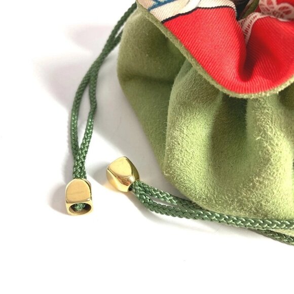 HERMES Bijoux Animal Pattern Drawstring pouch Multi-purpose Pouch Multicolore - Picture 6 of 10